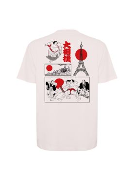 T-shirt Ecru Paris Croquis