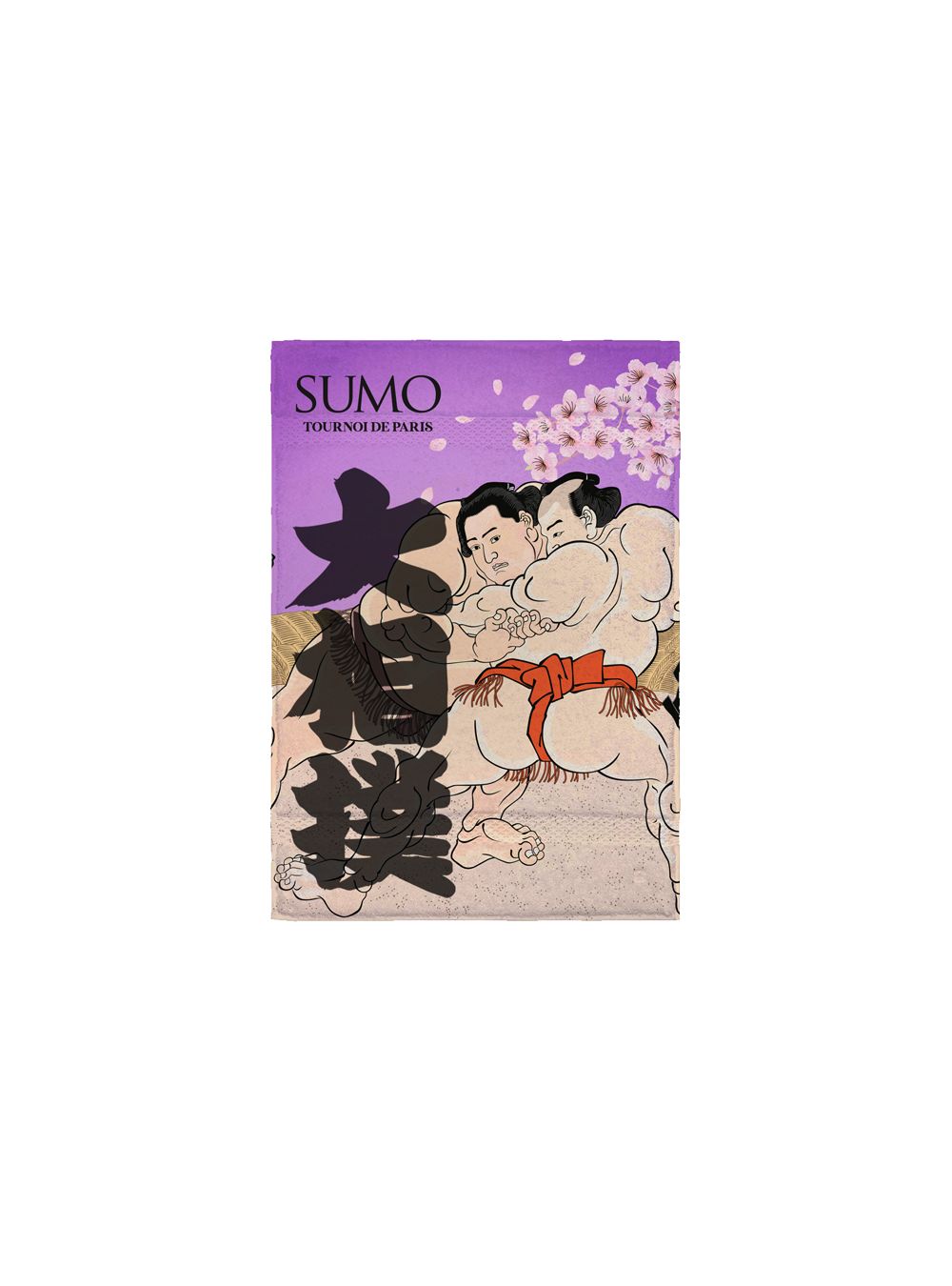 Serviette Affiche Dessin