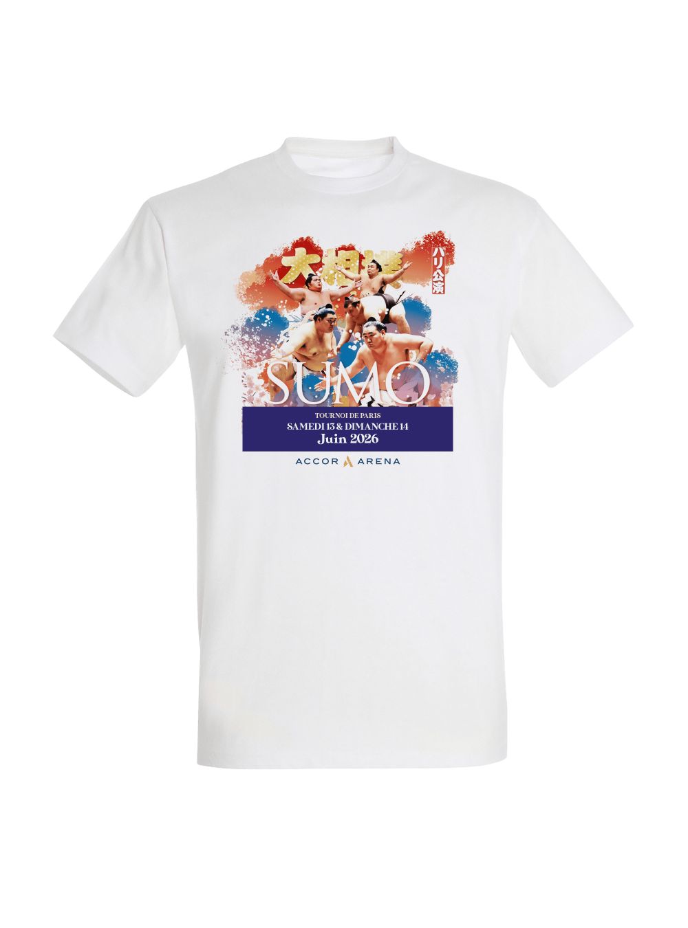 Paris 2026 Sumo T-Shirt – Official Poster Design